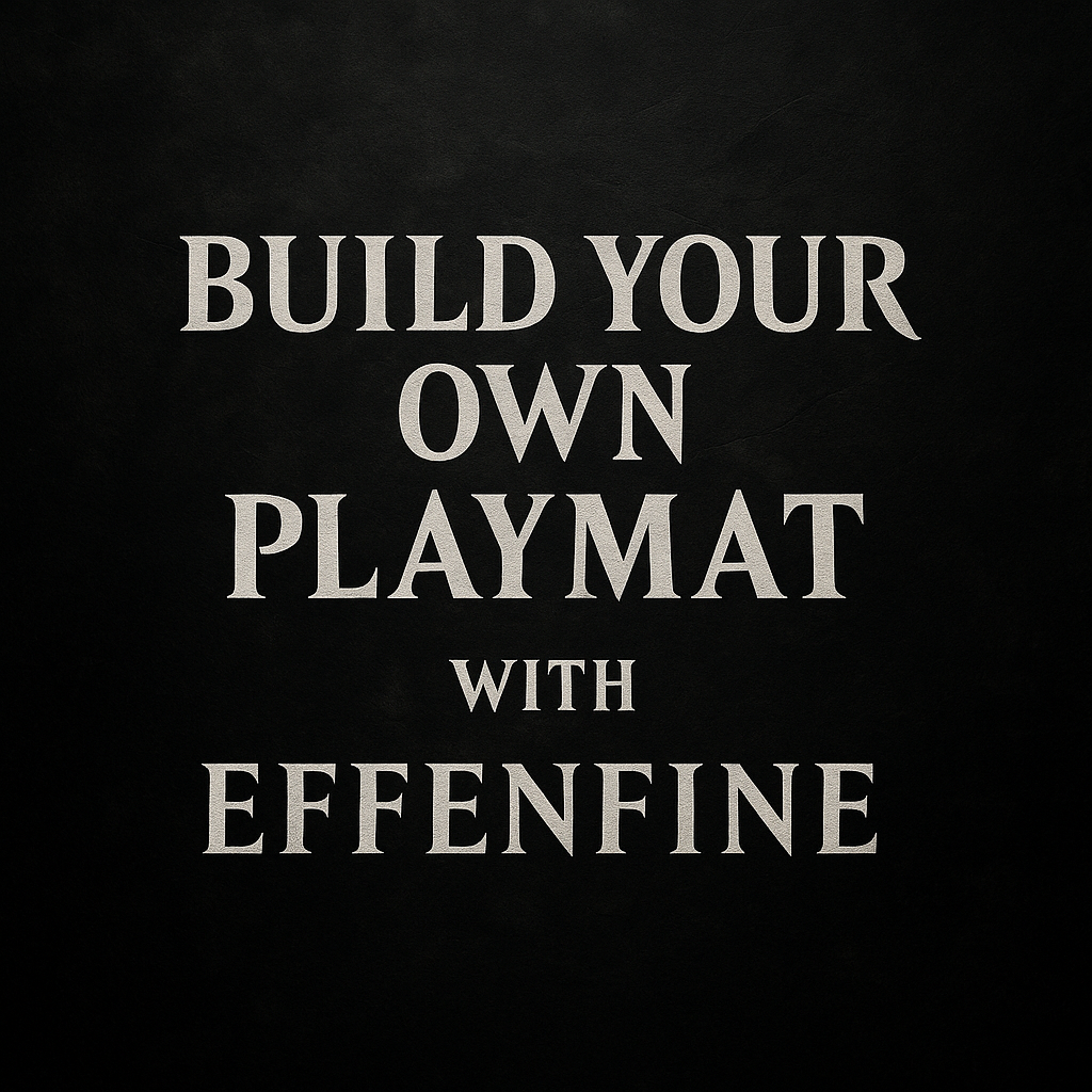 Build Your Own Playmat | EFFENFINE